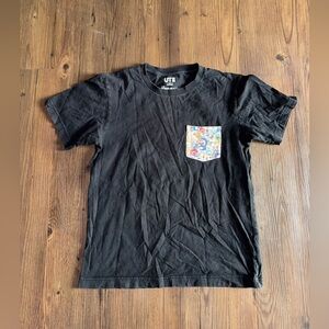 murakami x Uniqlo pocket t shirt